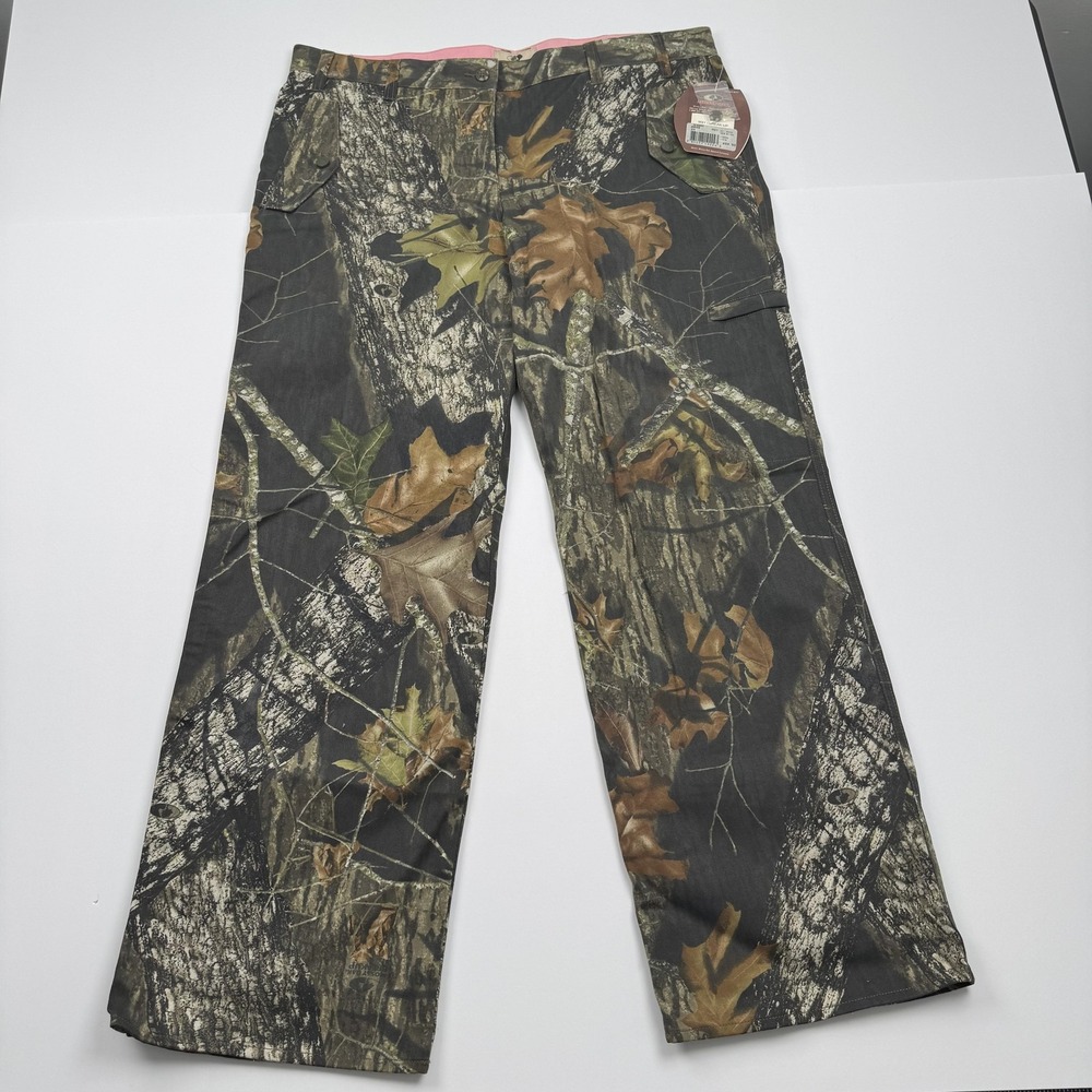 Mossy Oak Pants Womens 2X 16 18 (38x31) Camo Break-Up Twill Outdoor Hunting
